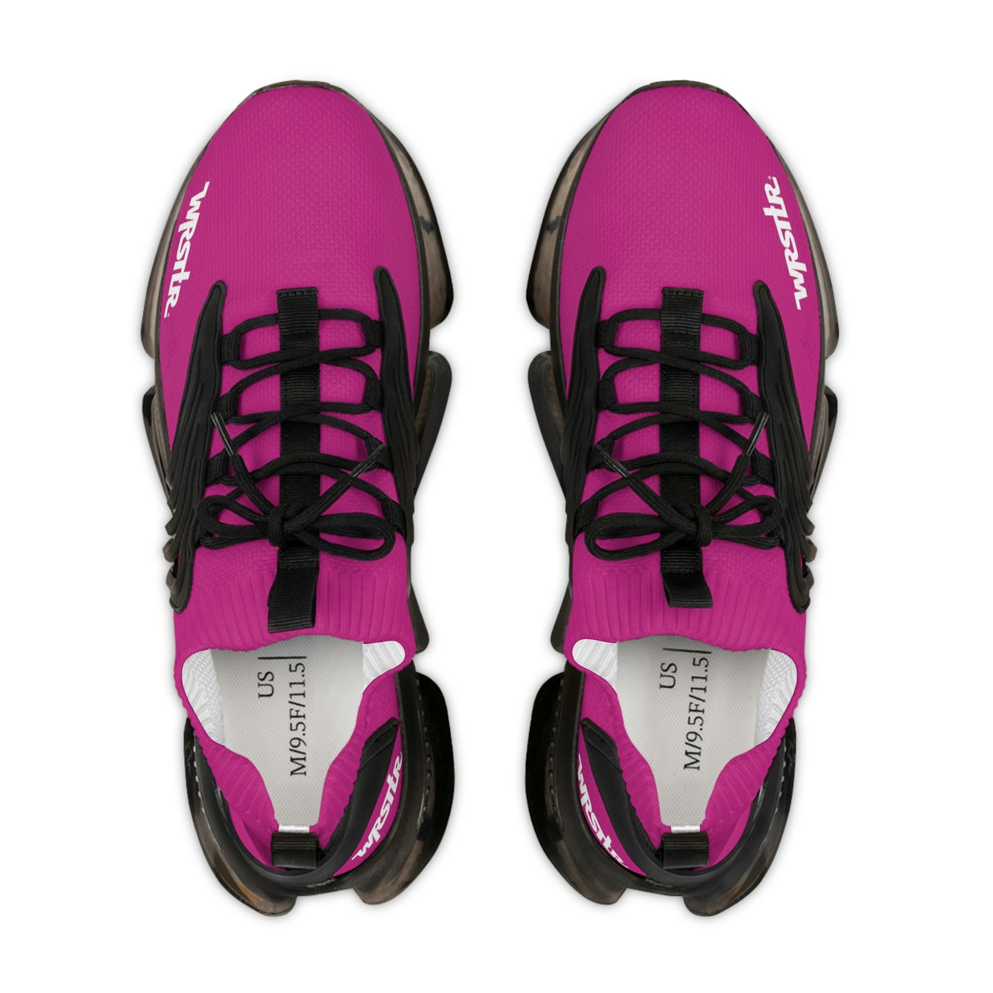 WRSTLR® unisex Pink Mesh Sneakers