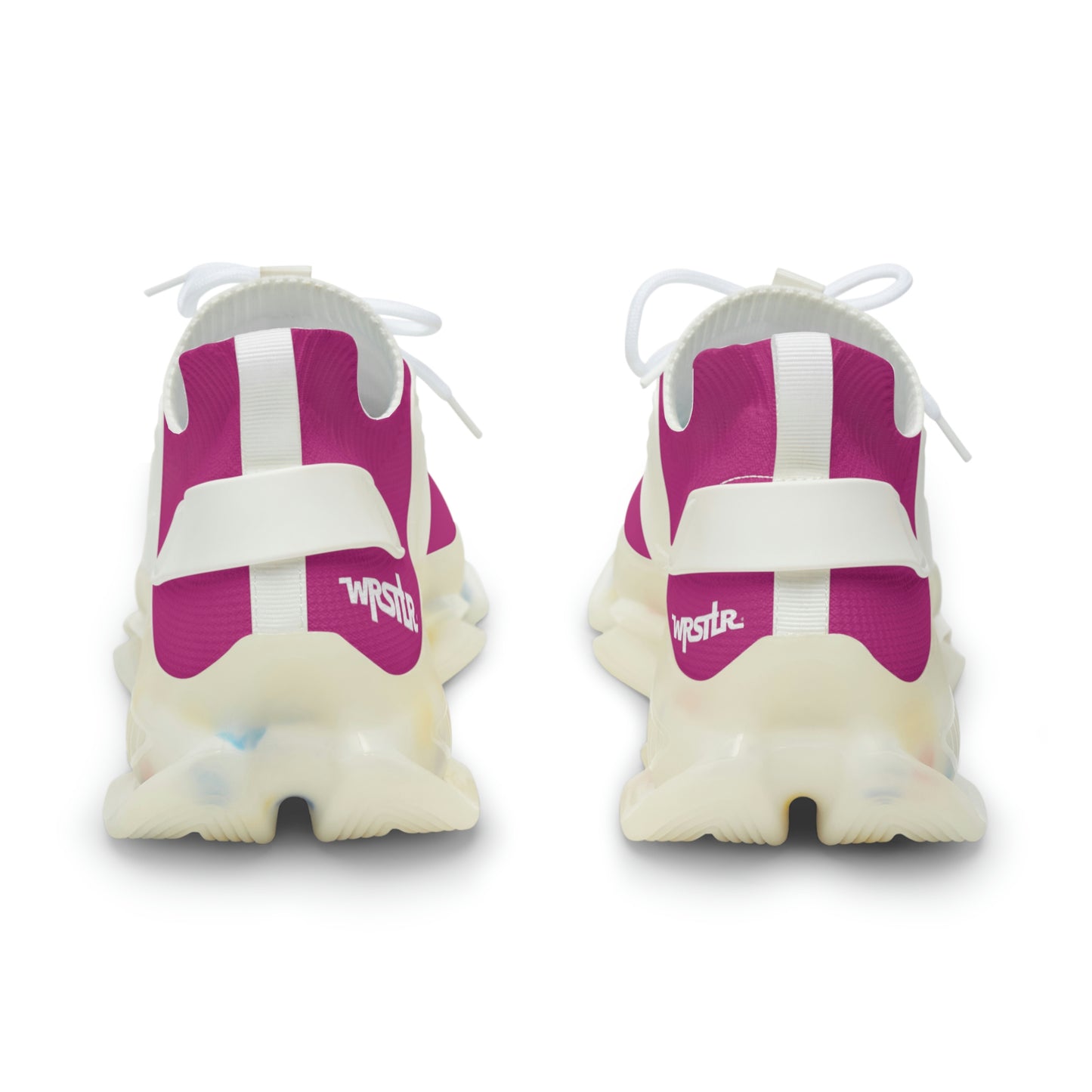 WRSTLR® unisex Pink Mesh Sneakers