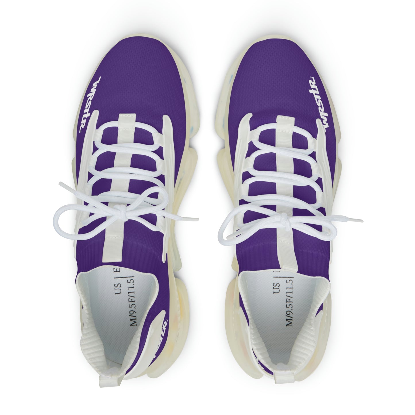 WRSTLR® unisex Purple Mesh Sneakers