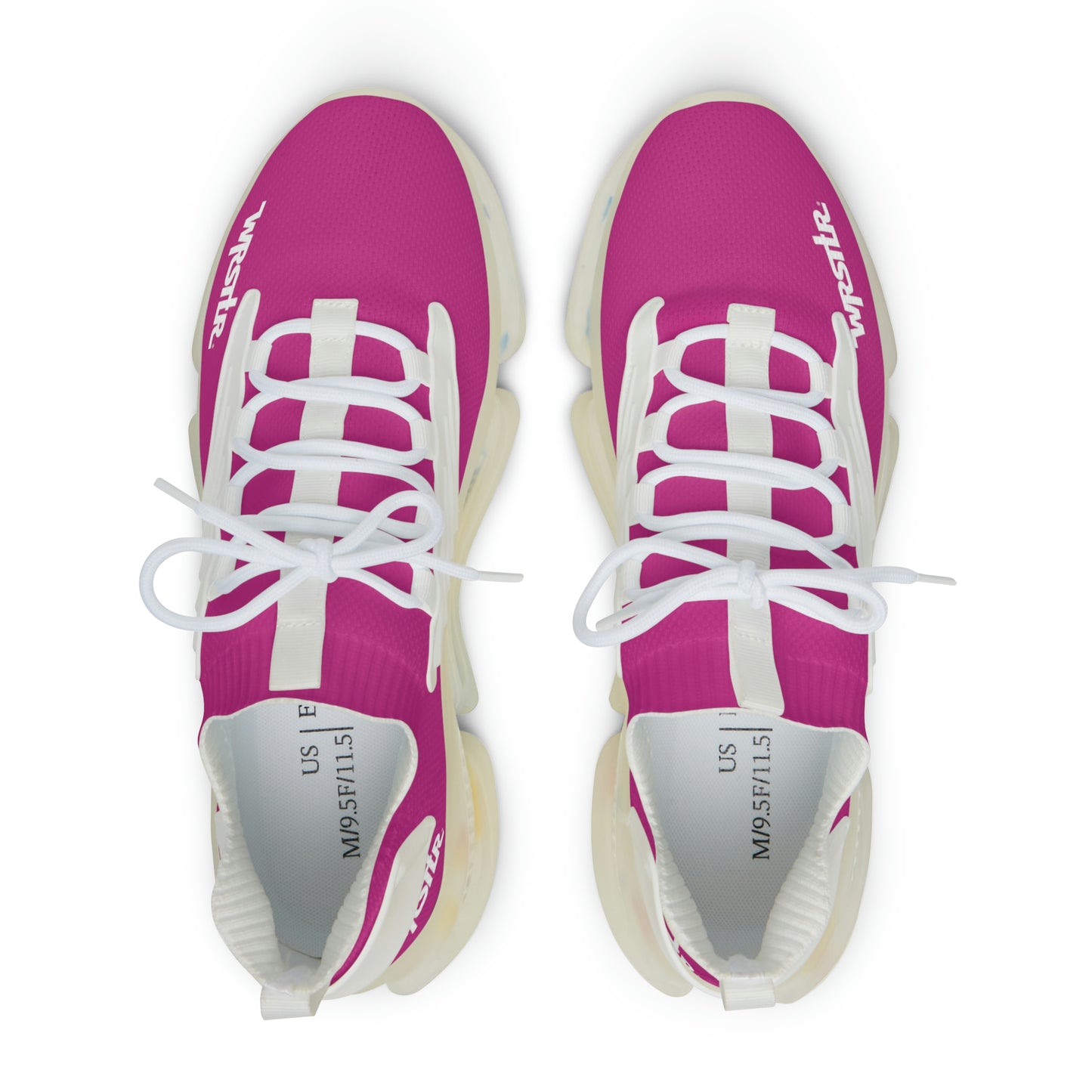 WRSTLR® unisex Pink Mesh Sneakers