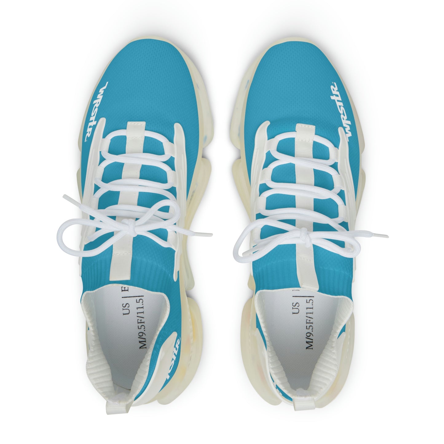 WRSTLR® unisex Turquoise Mesh Sneakers