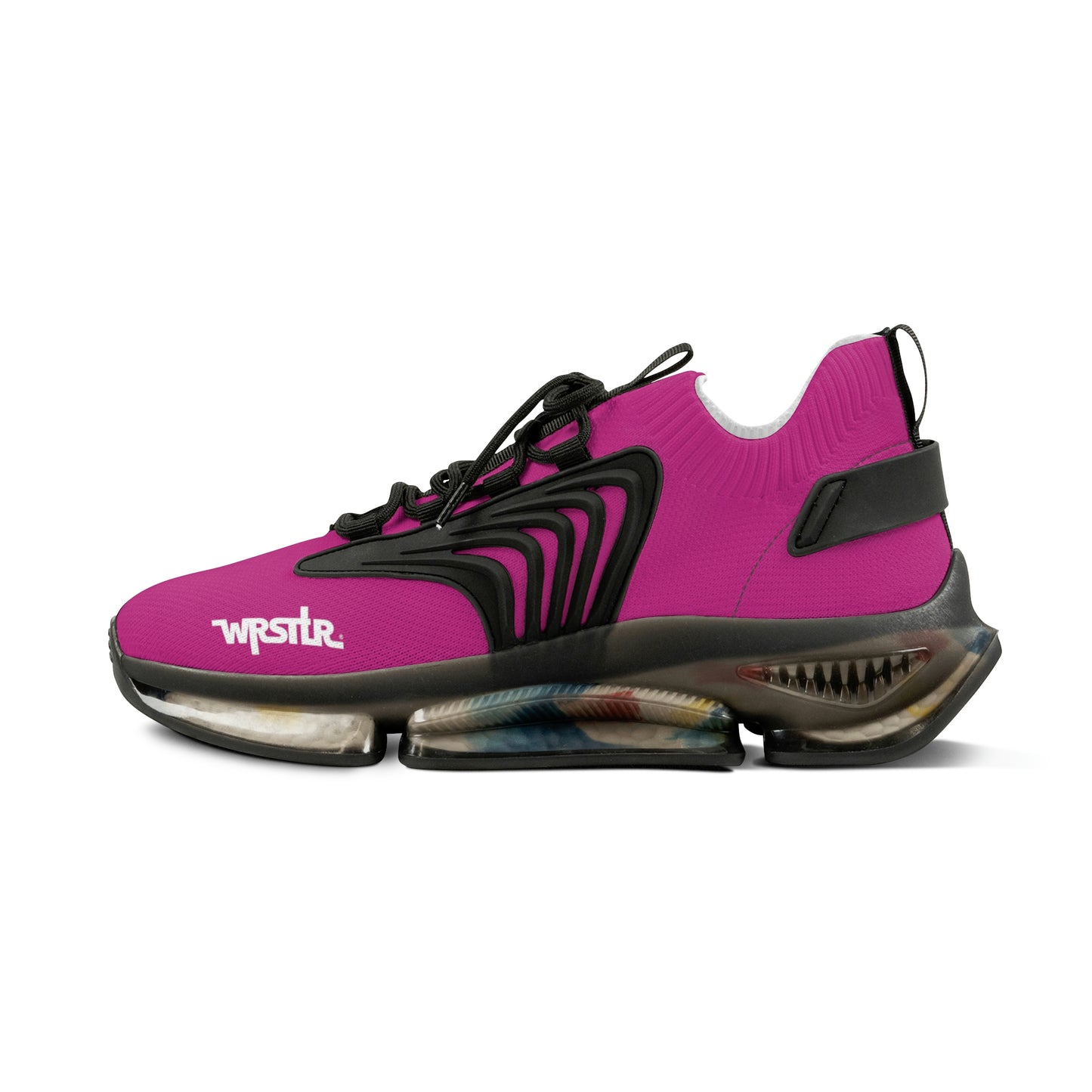 WRSTLR® unisex Pink Mesh Sneakers