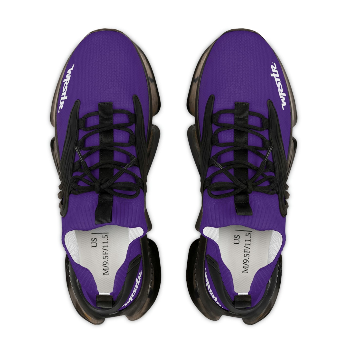 WRSTLR® unisex Purple Mesh Sneakers