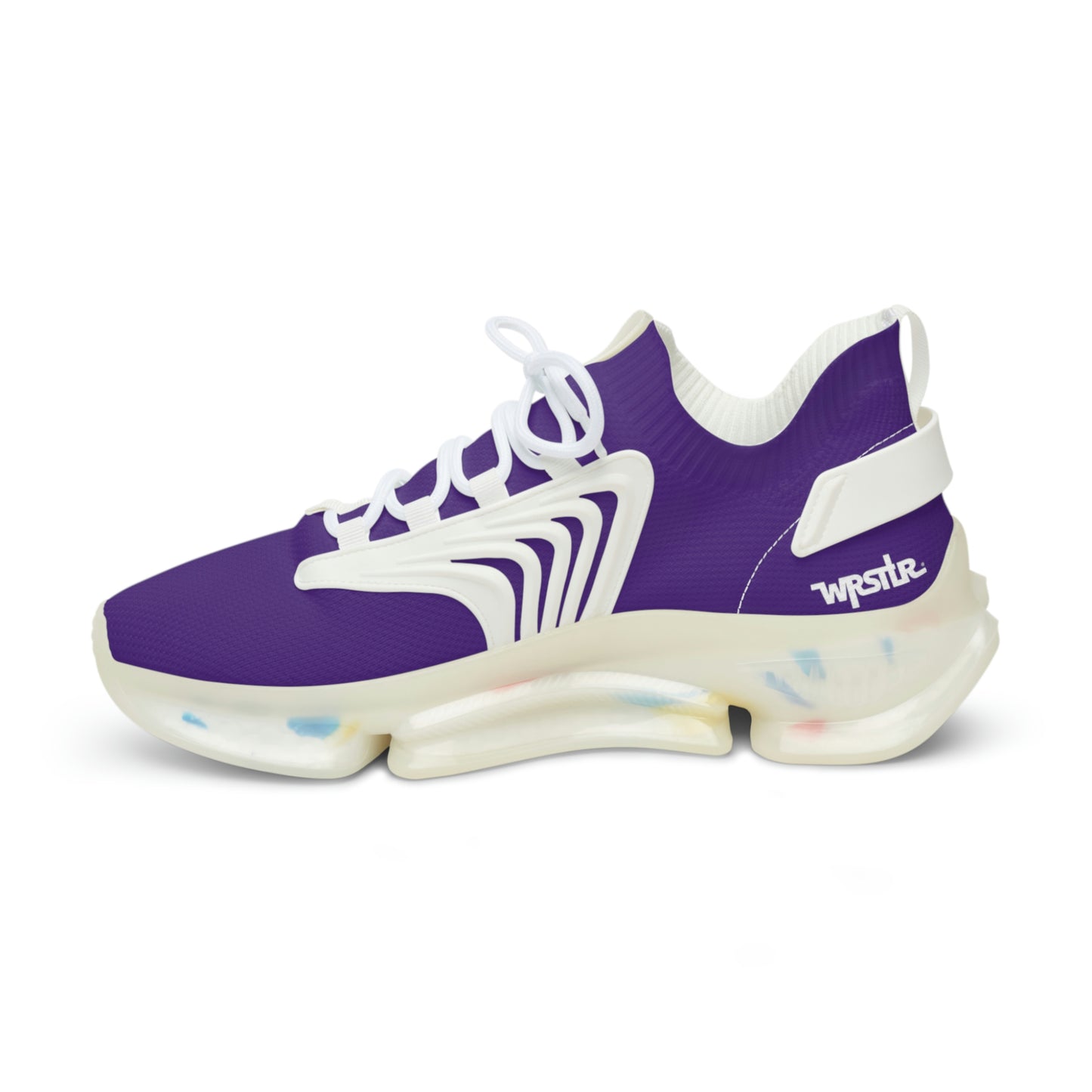 WRSTLR® unisex Purple Mesh Sneakers