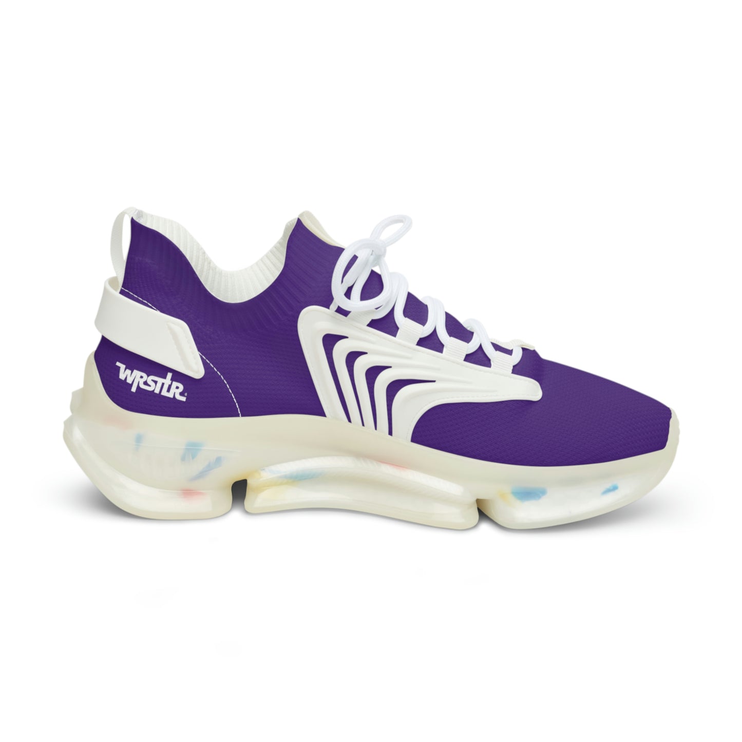 WRSTLR® unisex Purple Mesh Sneakers