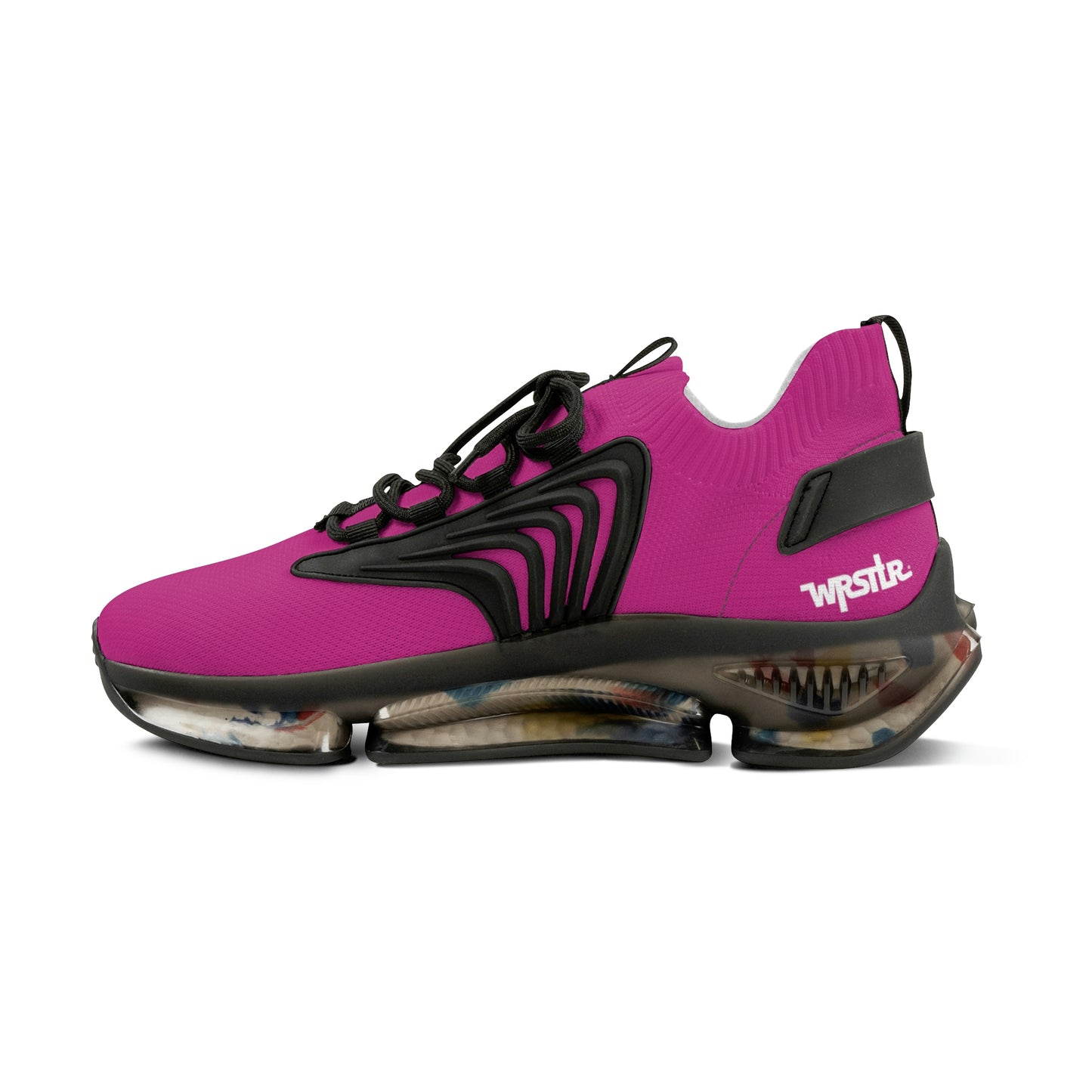 WRSTLR® unisex Pink Mesh Sneakers