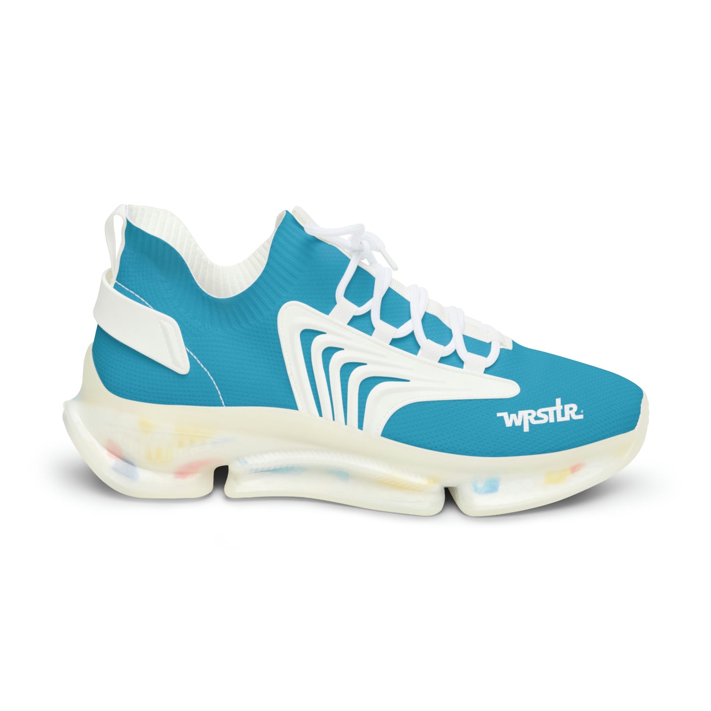 WRSTLR® unisex Turquoise Mesh Sneakers
