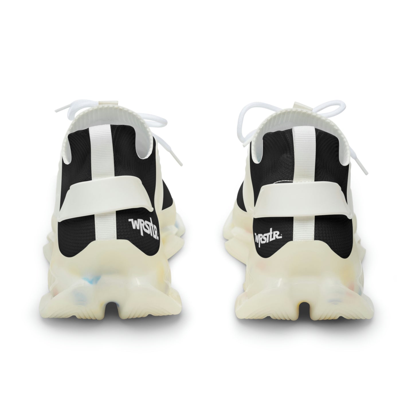 WRSTLR® unisex Black Mesh Sneakers