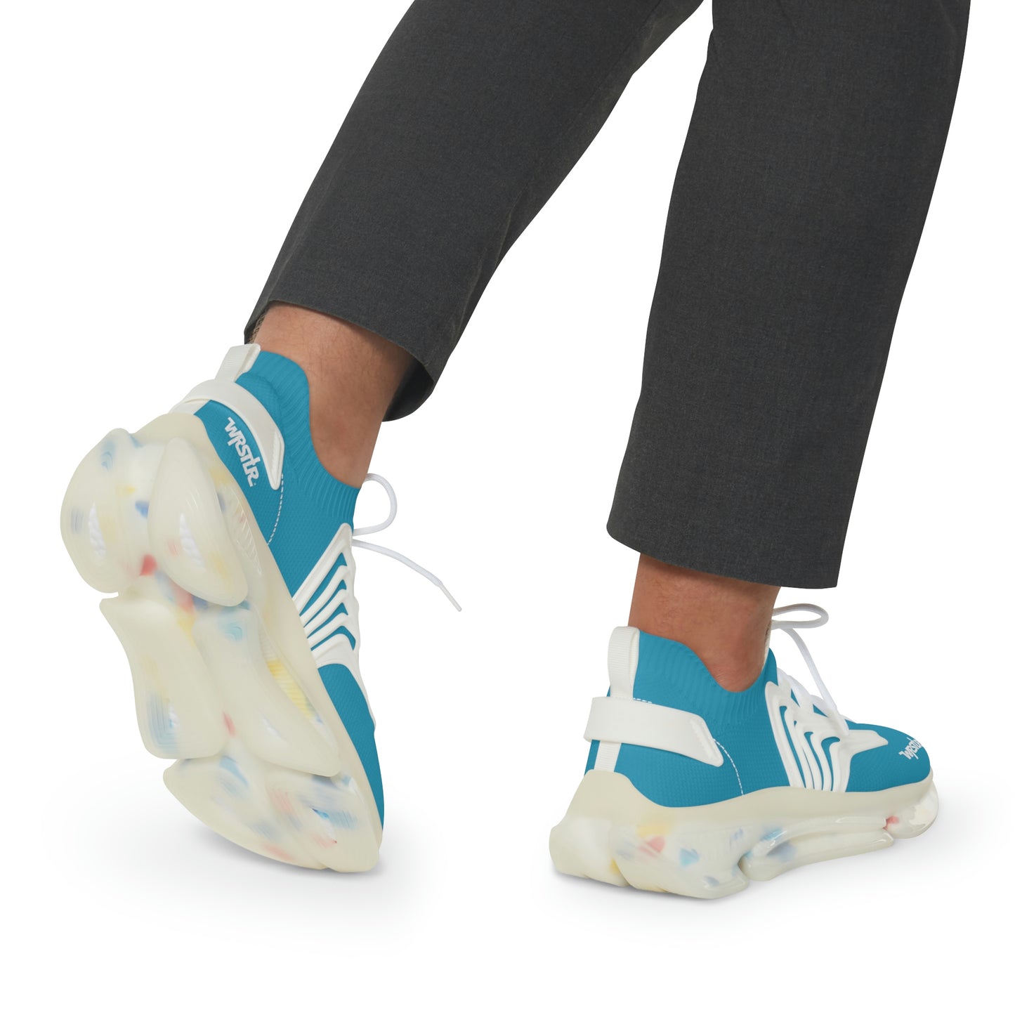 WRSTLR® unisex Turquoise Mesh Sneakers