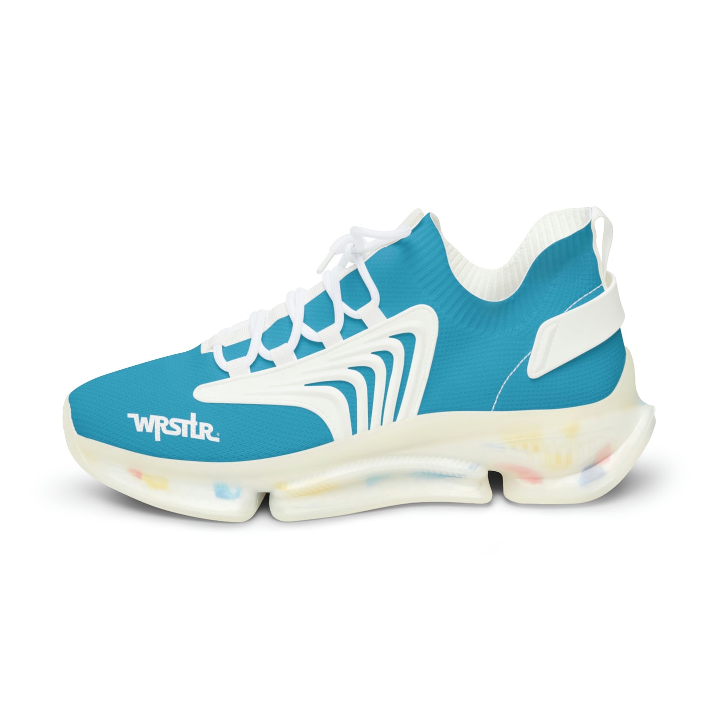 WRSTLR® unisex Turquoise Mesh Sneakers