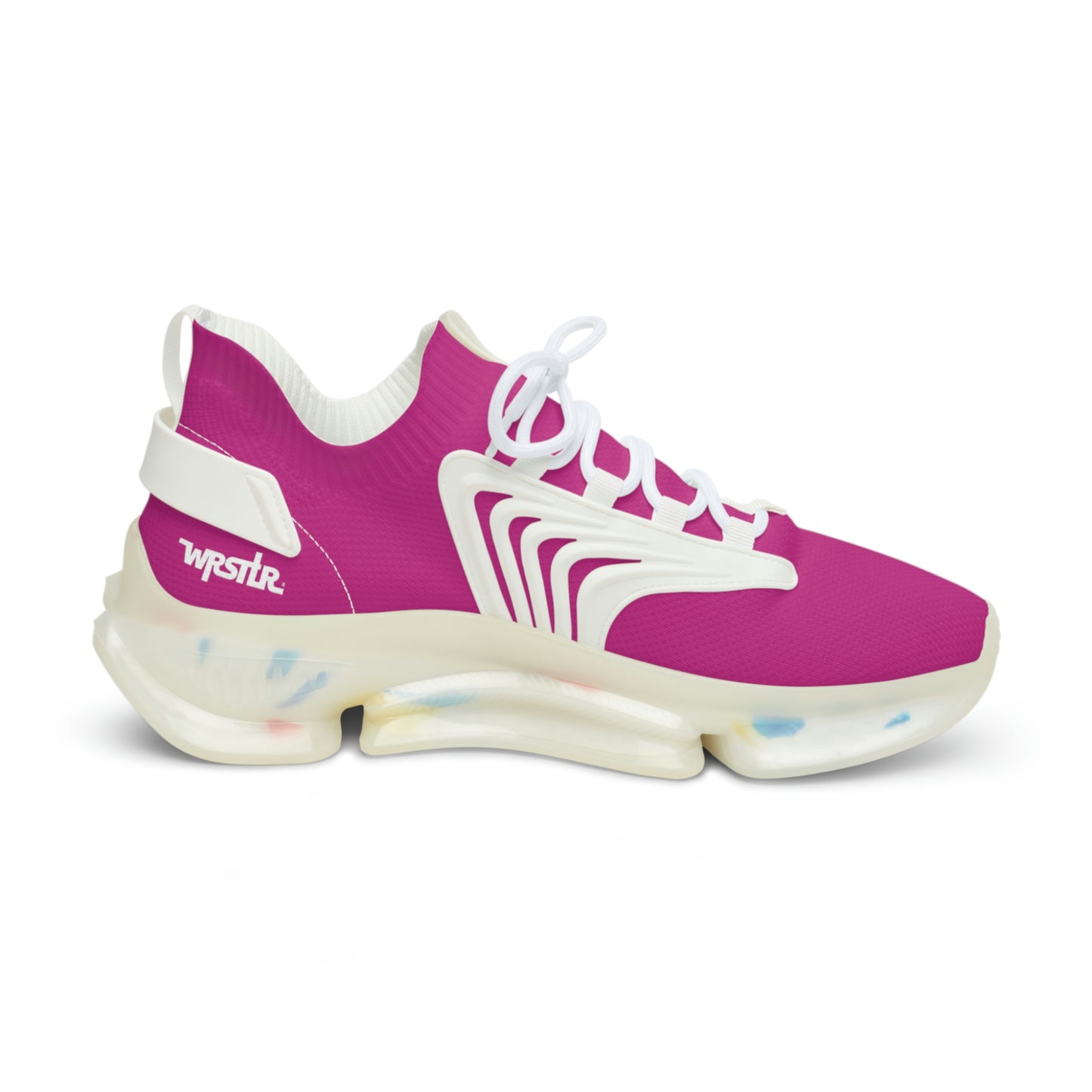 WRSTLR® unisex Pink Mesh Sneakers