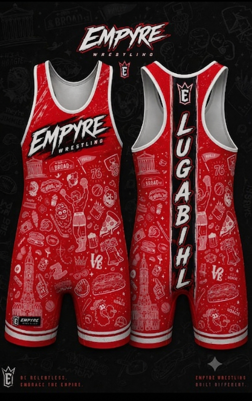 Girls Philly Singlets red and blue 48 singlets $21.42 X 5% processing fee = $1079.56