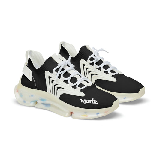 WRSTLR® unisex Black Mesh Sneakers