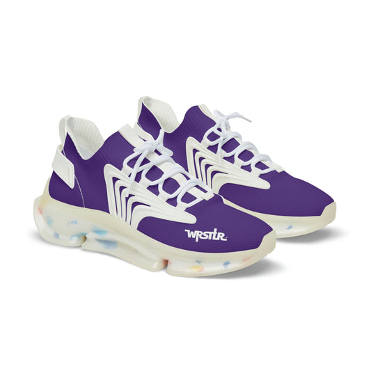 WRSTLR® unisex Purple Mesh Sneakers