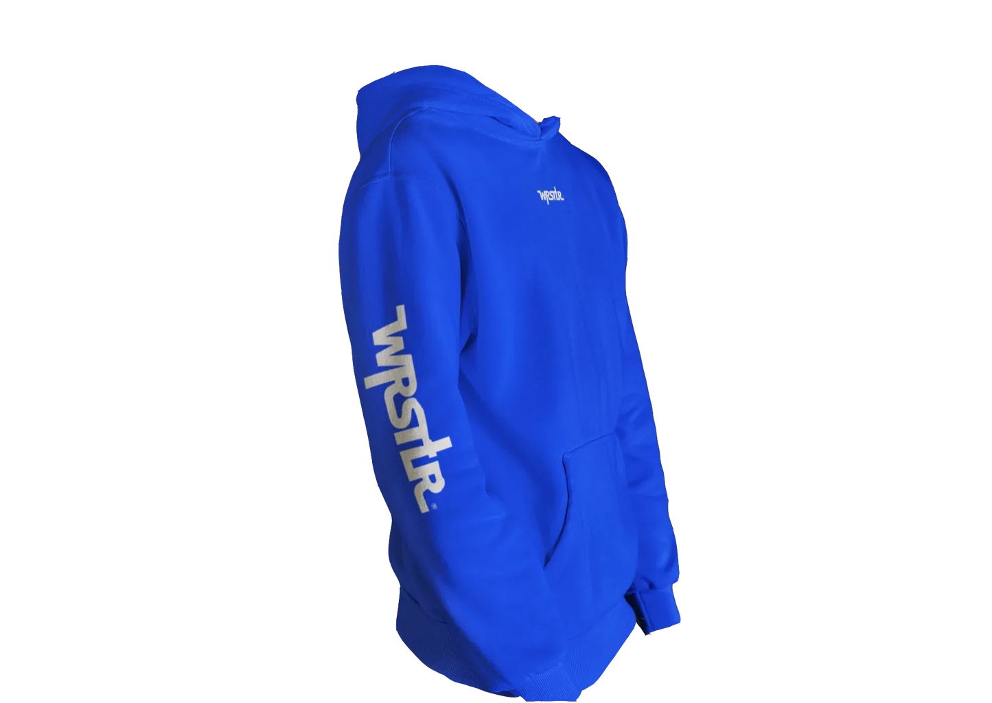 Wrstlr® Hoodie Royal Blue White Signature